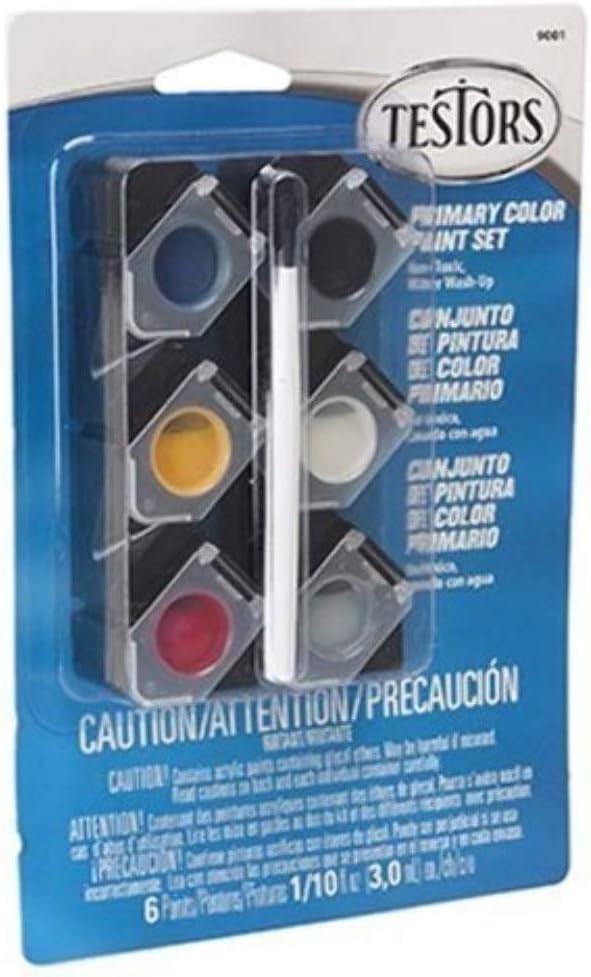TESR 9001 9001 Acrylic Pots 6 Color Prima