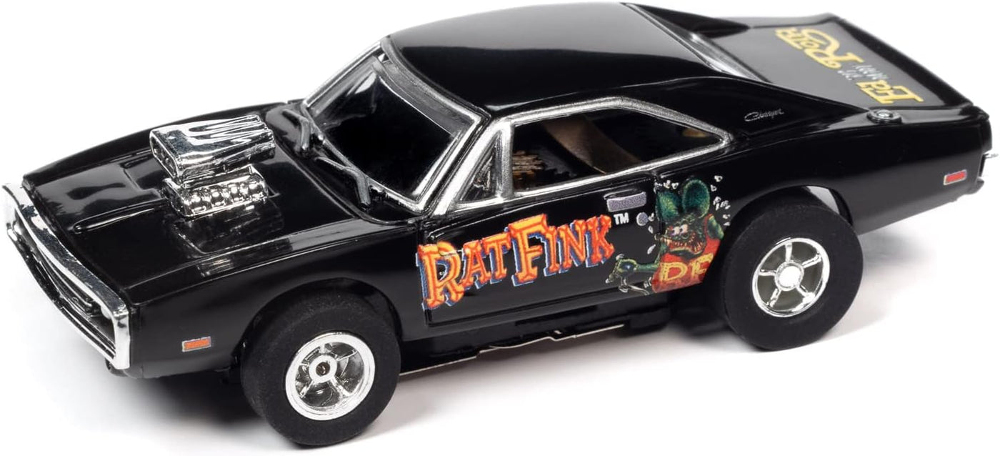 14' Rat Fink Fink & FURRY-OUS Underground Racing Slot Race Set Auto World