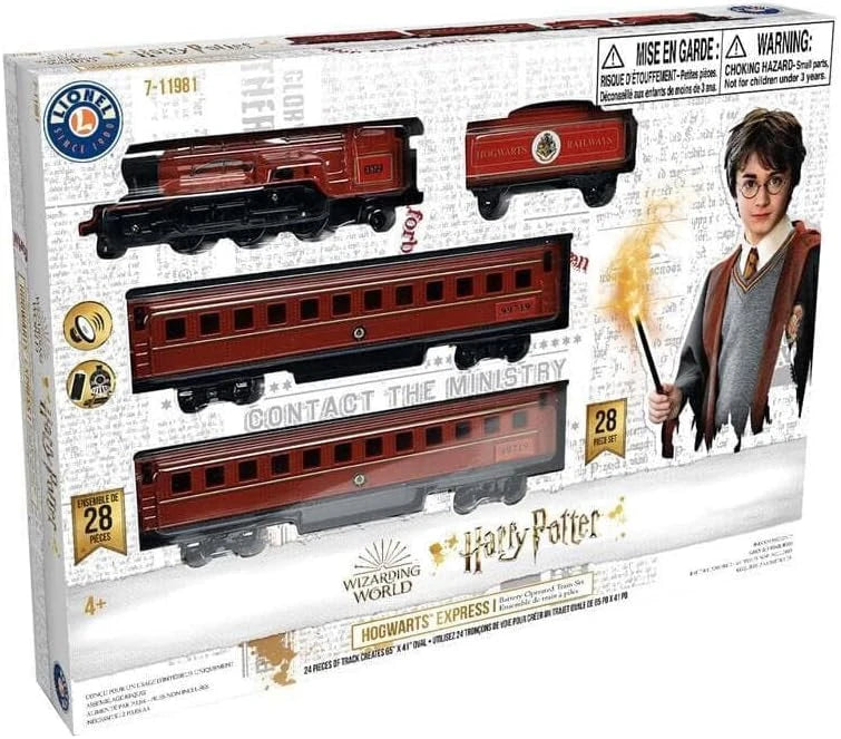 LIONEL - Harry Potter Hogwarts Express Battery Operated Mini Train Set (711981) 80-711981