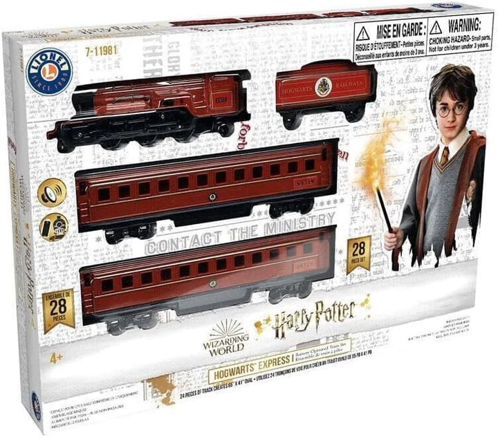 LIONEL - Harry Potter Hogwarts Express Battery Operated Mini Train Set (711981) 80-711981
