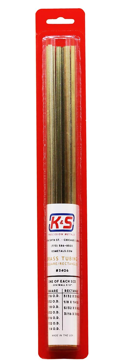 Brass Square & Rect. Tube Assor