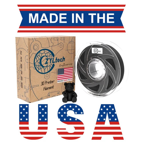 PLA Filament Matte Black ZYLtech Engineering FMT-PLA-MATBK
