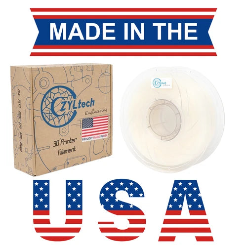 PLA Filament Clear/Natural ZYLtech Engineering FMT-PLA-CR