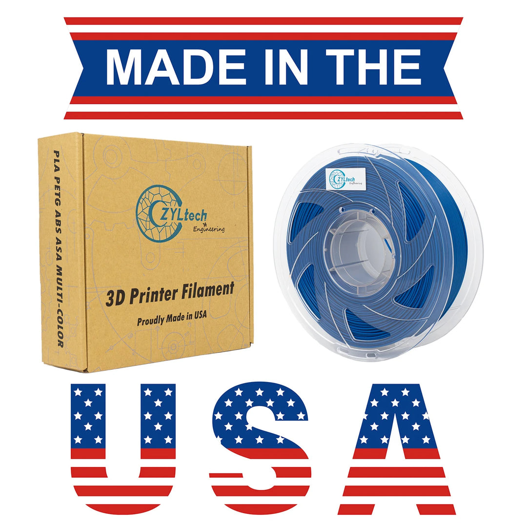 PLA Filament Cobalt Blue Metallic ZYLtech Engineering FMT-PLA-COBLU