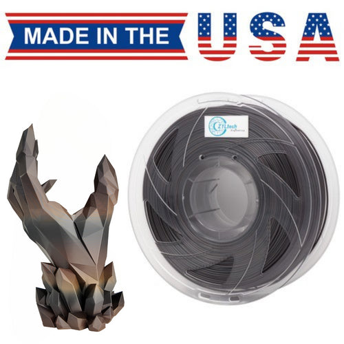 Dual Gradient Silk Series 3D Printer Filament 1.75mm 1 kg 2.2 lbs (Color: Tiger's Eye) ZYLtech Engineering FMT-DGT-TGE
