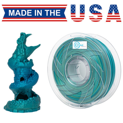 PLA Filament Dual Gradient Silk Series  Stellar Flare ZYLtech Engineering FMT-DGT-SFR
