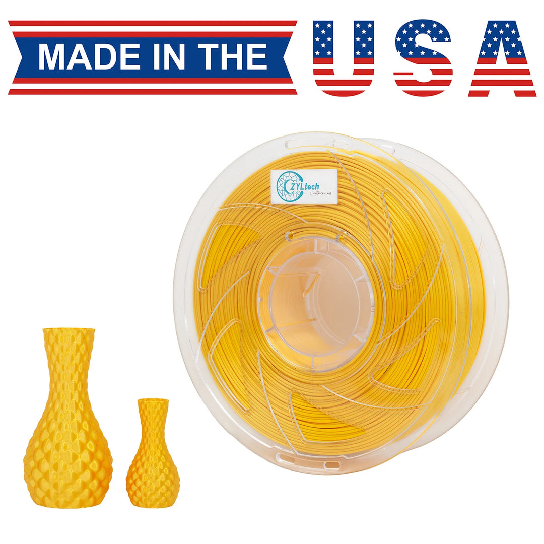 PLA Filament Silk Premium Composite Yellow Gold ZYLtech Engineering FMT-CPST-YGD
