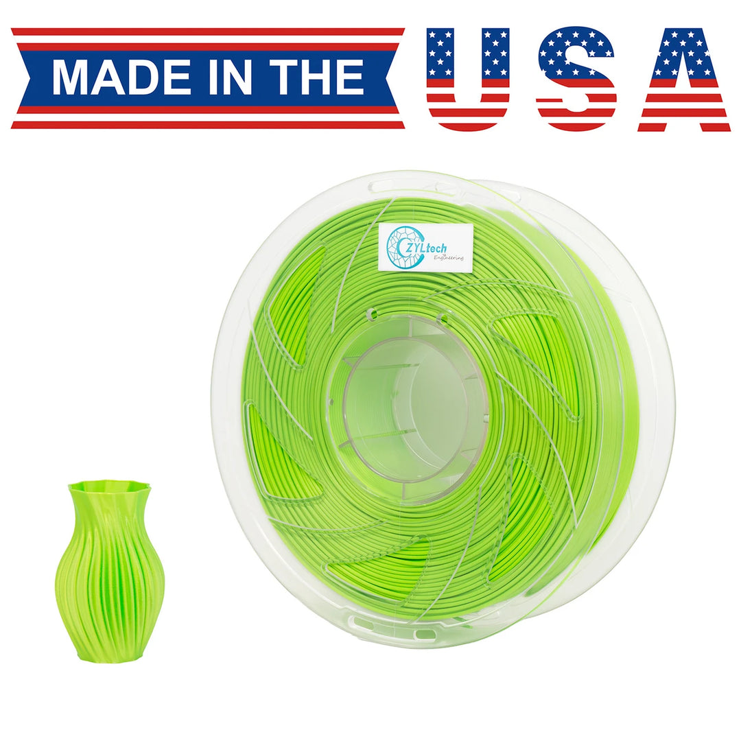 PLA Filament Silk Premium Composite Neon Green ZYLtech Engineering FMT-CPST-NGN
