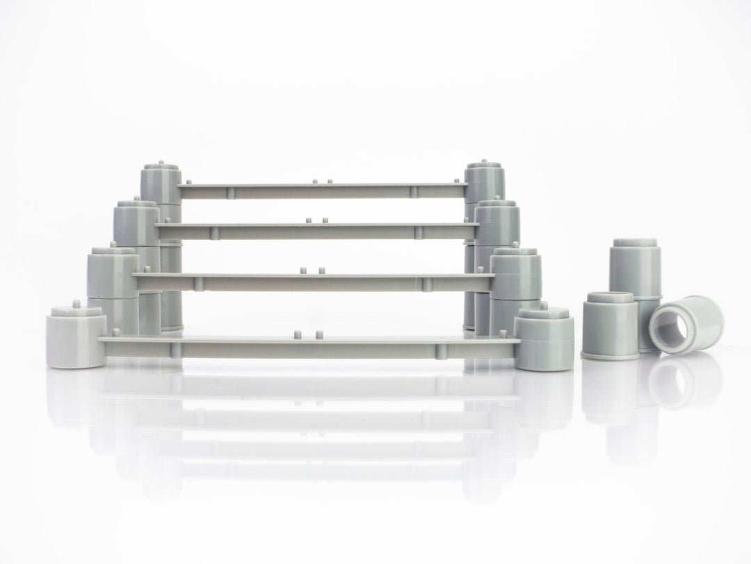 4 Lane Bridge Support, 4 pcs AFX #70618