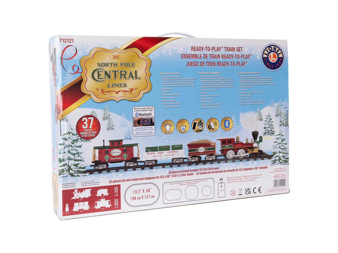 Lionel North Pole Central Ready-to-Play Train Set 712121
