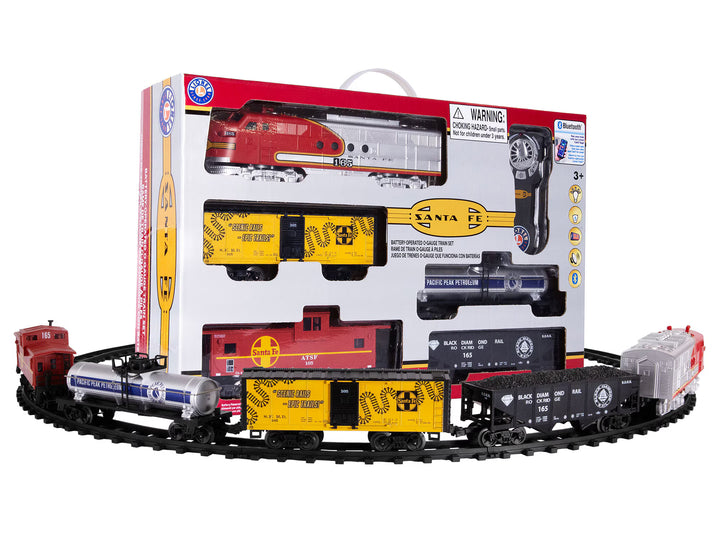 Lionel Santa Fe Flyer Freight Battery Operated O-Gauge Train Set 712130