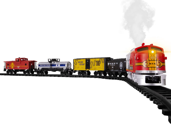 Lionel Santa Fe Flyer Freight Battery Operated O-Gauge Train Set 712130