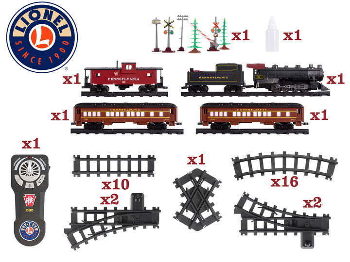 Lionel Pennsylvania Flyer Battery Operated O-Gauge Train Set 712131