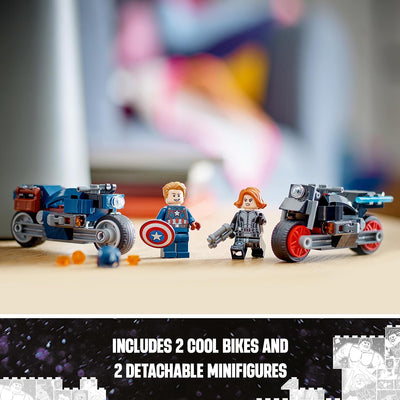 LEGO Marvel Black Widow & Captain America Motorcycles 76260