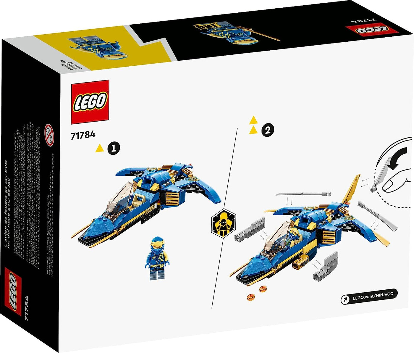 LEGO NINJAGO Jay’s Lightning Jet EVO 71784