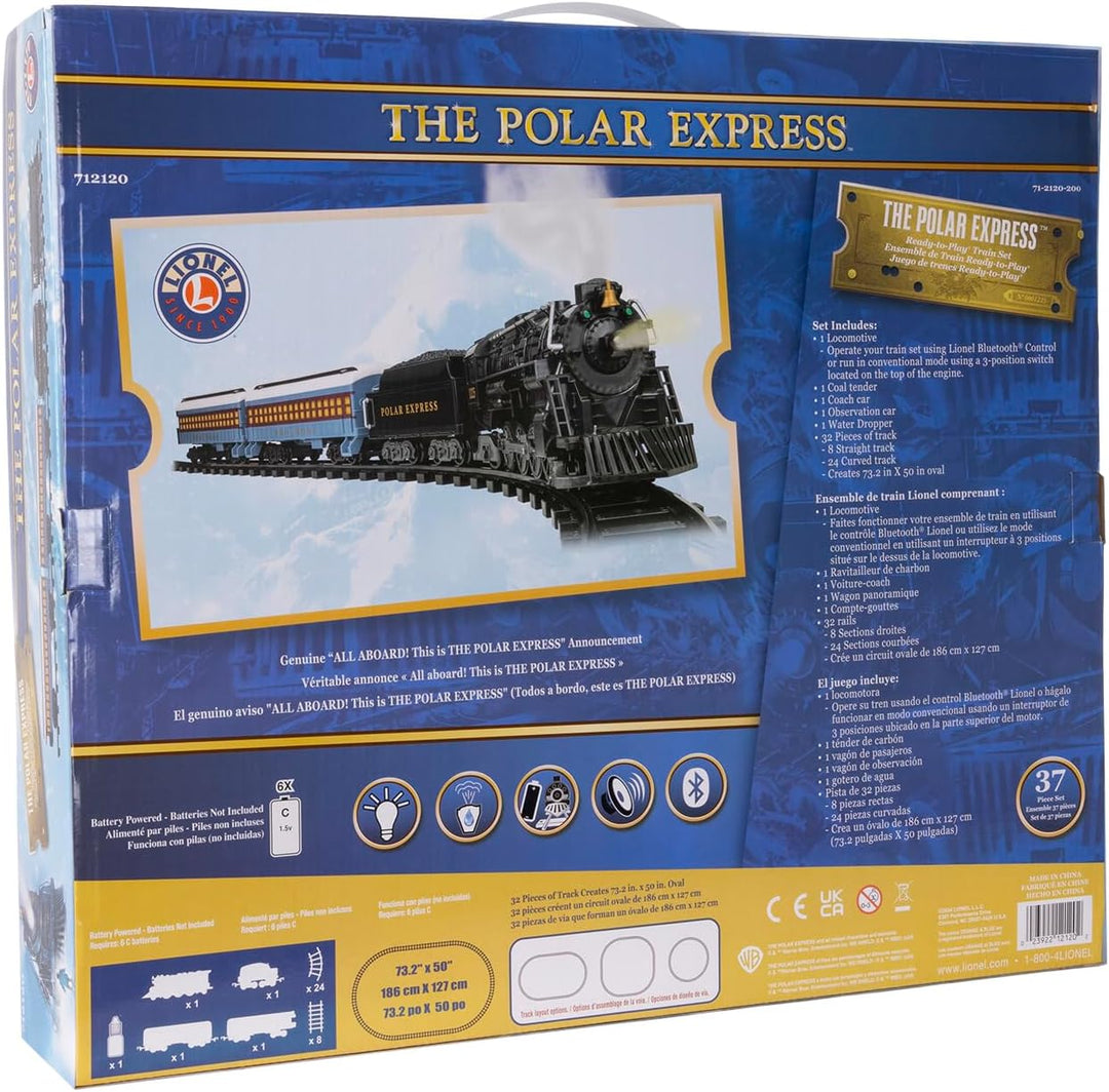 THE POLAR EXPRESS™ Ready-to-Play Train Set w/ Bluetooth, Lionel #712120