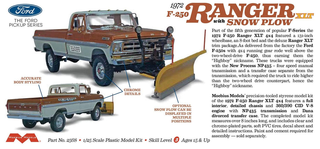 1972 Ford F-250 4x4 with Snow P