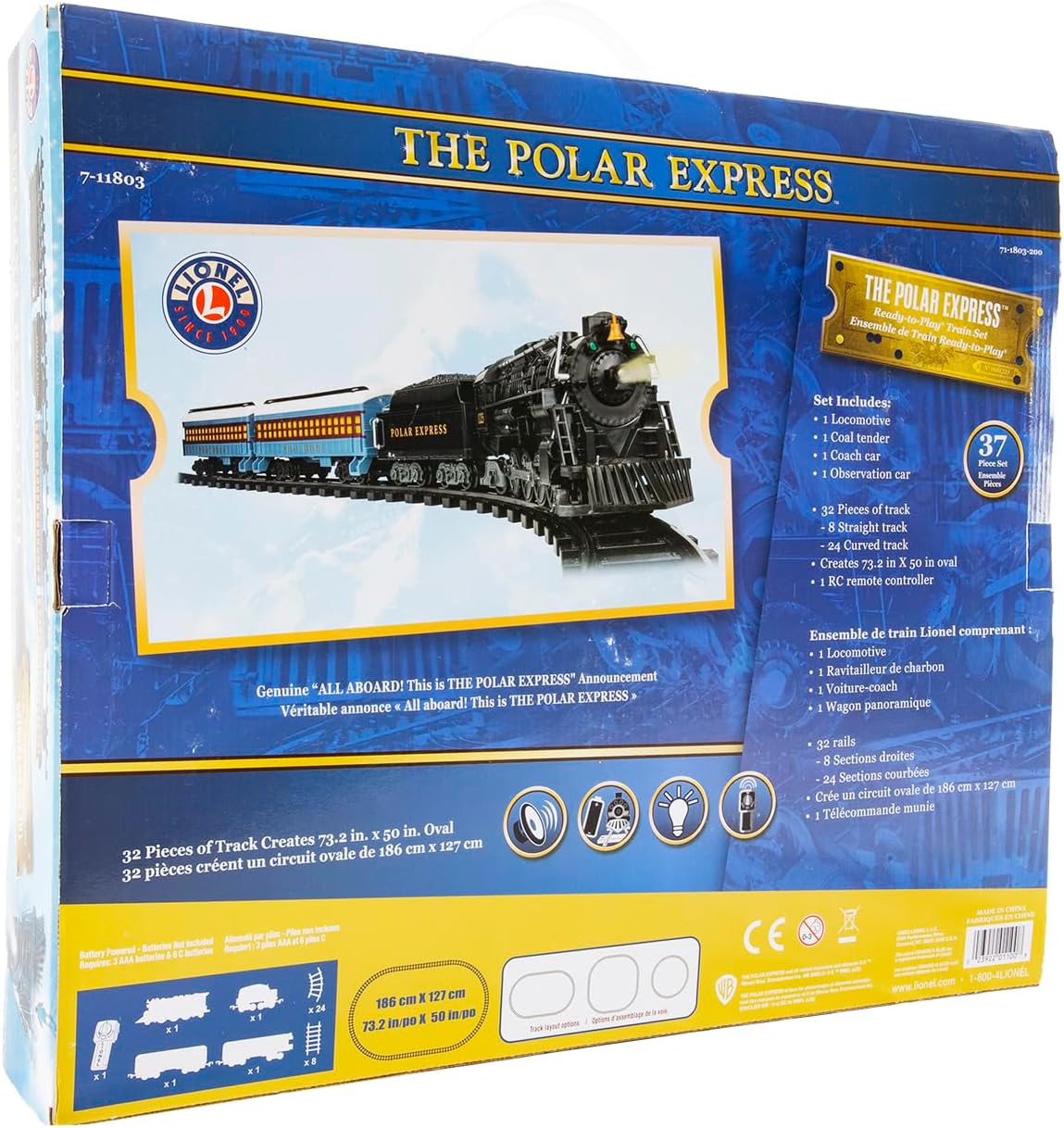 Outlets Lionel The Polar Express Ready-to-Play Train Set, 7-11803