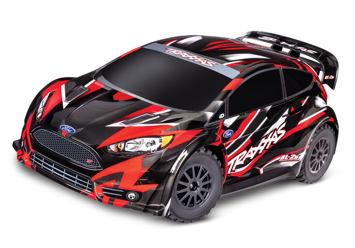 Fiesta ST Rally BL-2S Brushless: 1/10 Scale AWD Rally Car Traxxas #74154-4