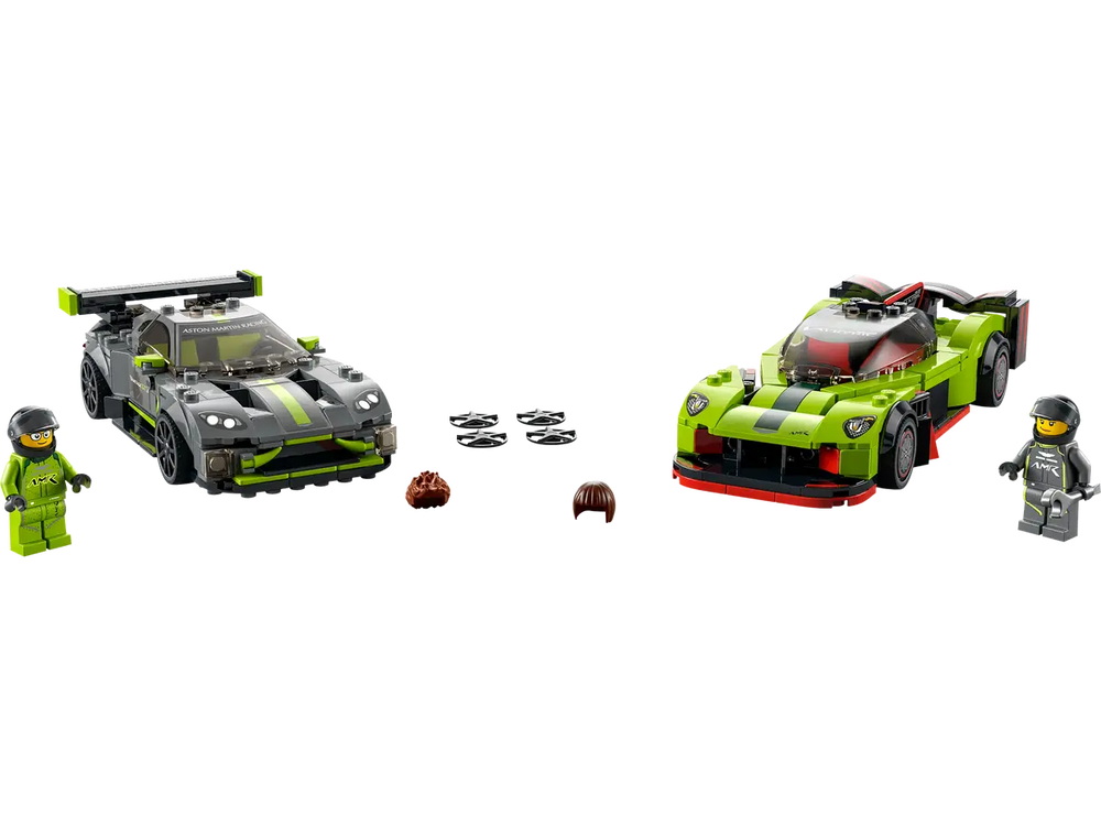 76910 Aston Martin Valkyrie AMR Pro and Aston Martin Vantage GT3 LEGO
