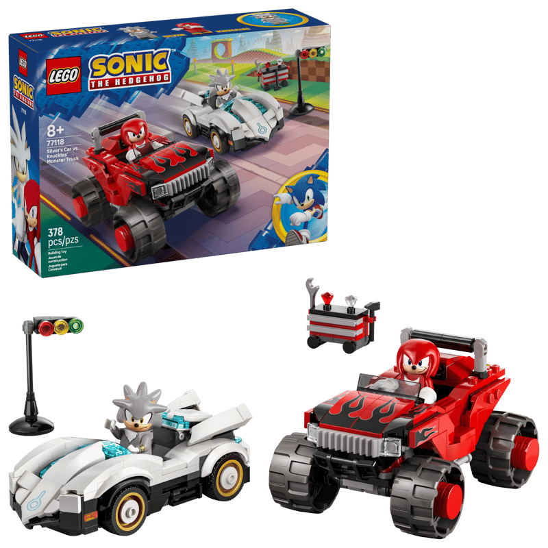 77118 Silver's Car vs. Knuckles' Monster Truck LEGO