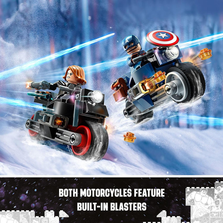 76260 Marvel Black Widow & Captain America Motorcycles LEGO