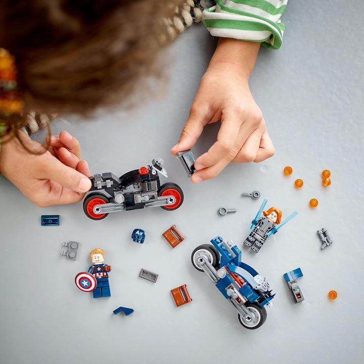 76260 Marvel Black Widow & Captain America Motorcycles LEGO