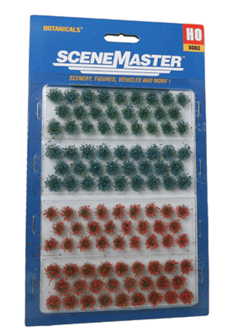 Walthers SceneMaster 949-1106 - Grass Tufts - pkg(104) 1/4" - Wildflower Patches - HO Scale