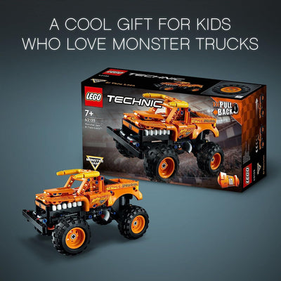 LEGO Technic Monster Jam El Toro Loco, 2 in 1 Pull Back Truck to Off Roader Car Toy 42135