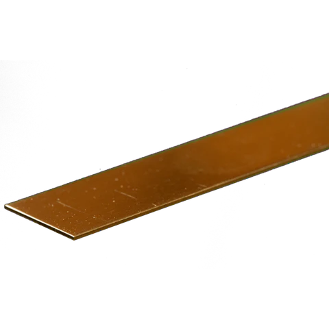 K+S 8238 Brass Strip .025x3/4"