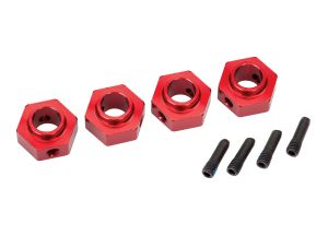 WHEEL HUB 12MM HEX ALUM RED Traxxas 8269R