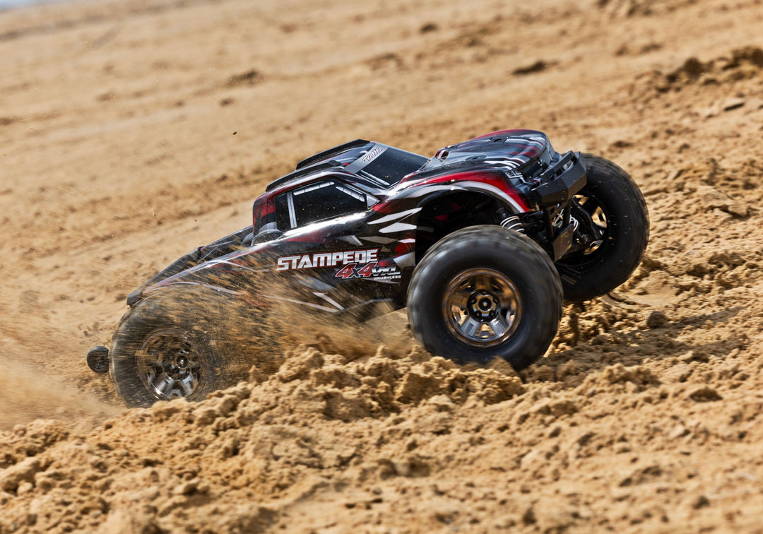 Stampede 4X4 VXL with Extreme Heavy Duty Upgrades Traxxas 90376-4