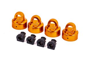 SHOCK CAPS ALUM GT-MAXXÂ® ORNG Traxxas 9664T
