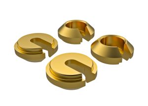 LOWER SHOCK RETAINER BRASS (4) Traxxas 9761A