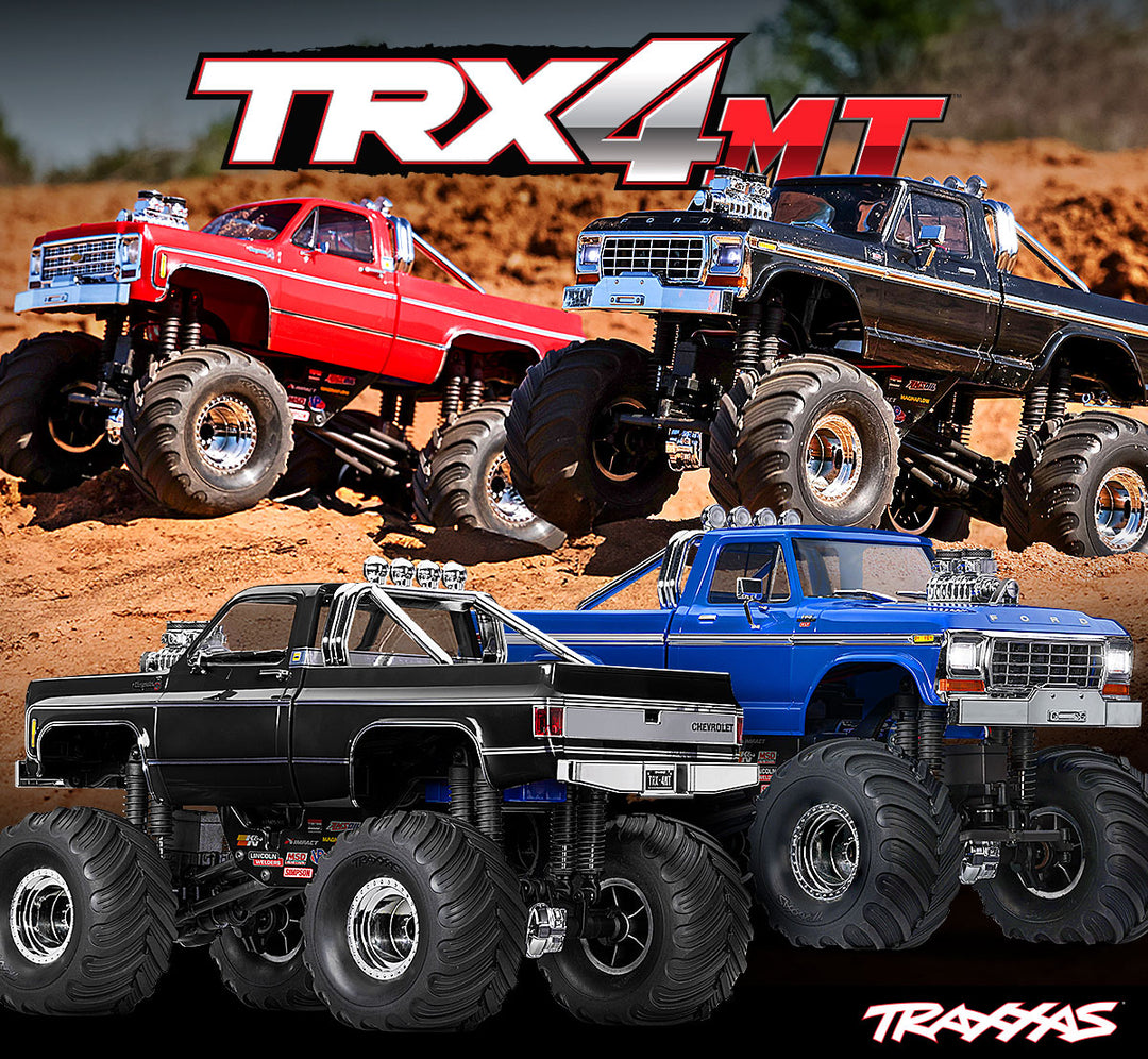 TRX-4MT™with Ford® F-150® pickup body: 1/18 scale 4X4 monster truck Traxxas #98044-1