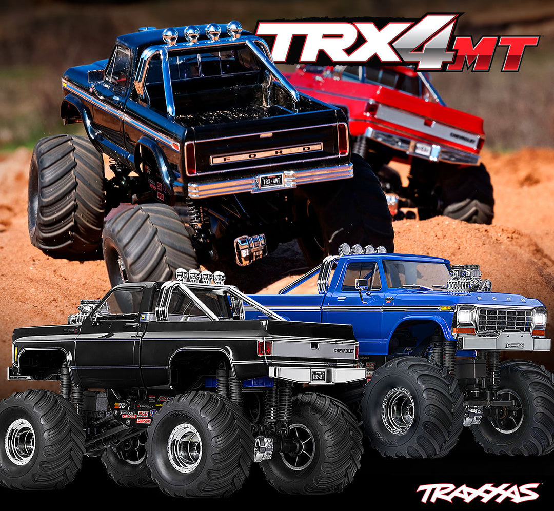 TRX-4MT™with Ford® F-150® pickup body: 1/18 scale 4X4 monster truck Traxxas #98044-1