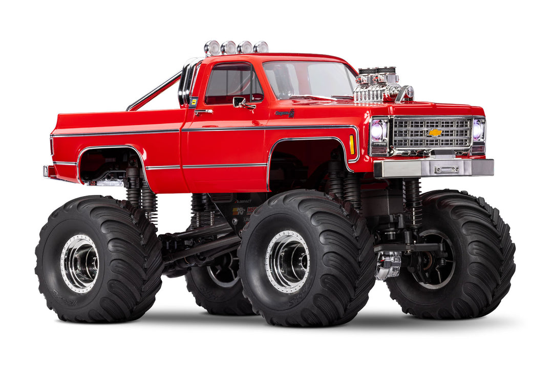 TRX-4MT™ with Chevrolet® K10 pickup body: 1/18 scale 4X4 monster truck Traxxas #98064-1