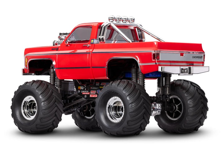 TRX-4MT™ with Chevrolet® K10 pickup body: 1/18 scale 4X4 monster truck Traxxas #98064-1