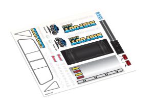 Decal sheet, 1/18 scale TRX-4MT™ Bigfoot® No. 1 Traxxas #9844