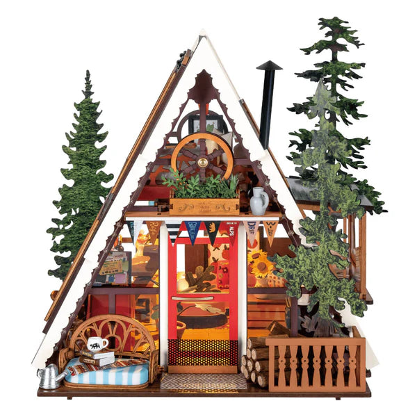 Rolife A-Frame Cabin DIY Miniature House DG181
