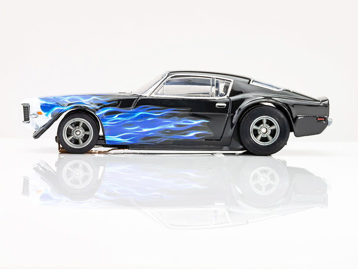 22046 Camaro 1973 Wildfire Black/Blue AFX22046 AFX