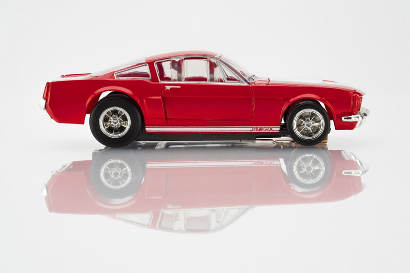 AFX22152 Shelby GT350 1966 Red White Stripes

