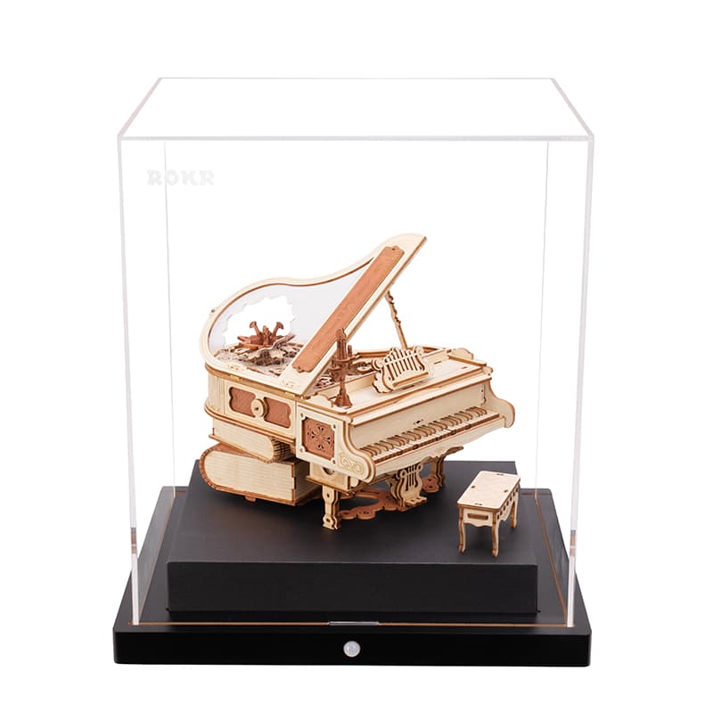 ROKR Magic Piano Mechanical Music Box 3D Wooden Puzzle Robotime AMK81