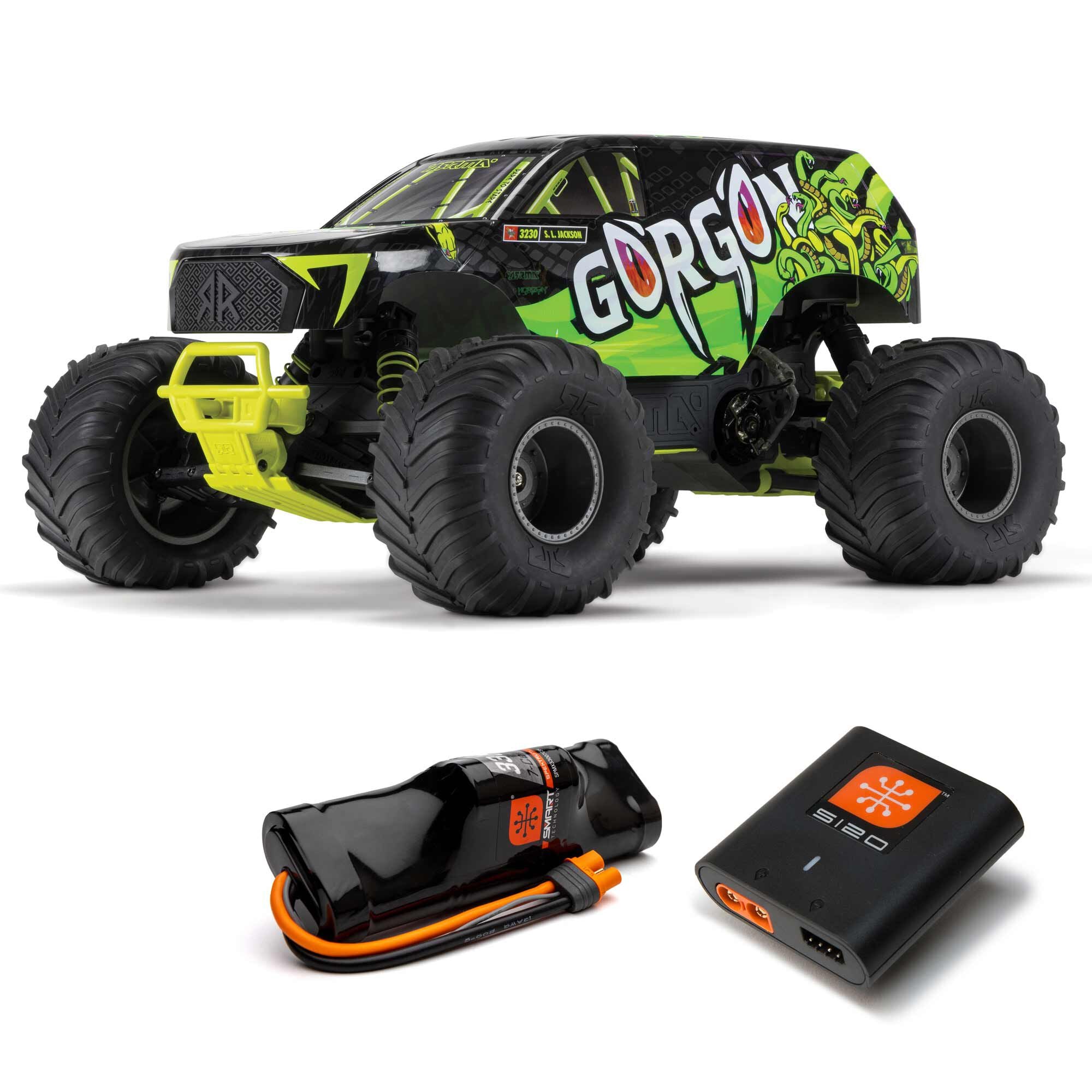 1/10 scale ARRMA® GORGON™ Monster Truck 2WD Ready to run Arrma ARA3230ST Special offer: buy one, get the second at 50% off.
