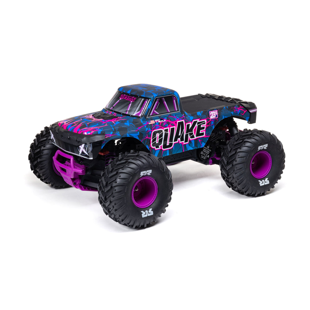 1/10 QUAKE 223S DSC 2WD RTR Brushless Monster Truck Arrma ARA3537T
