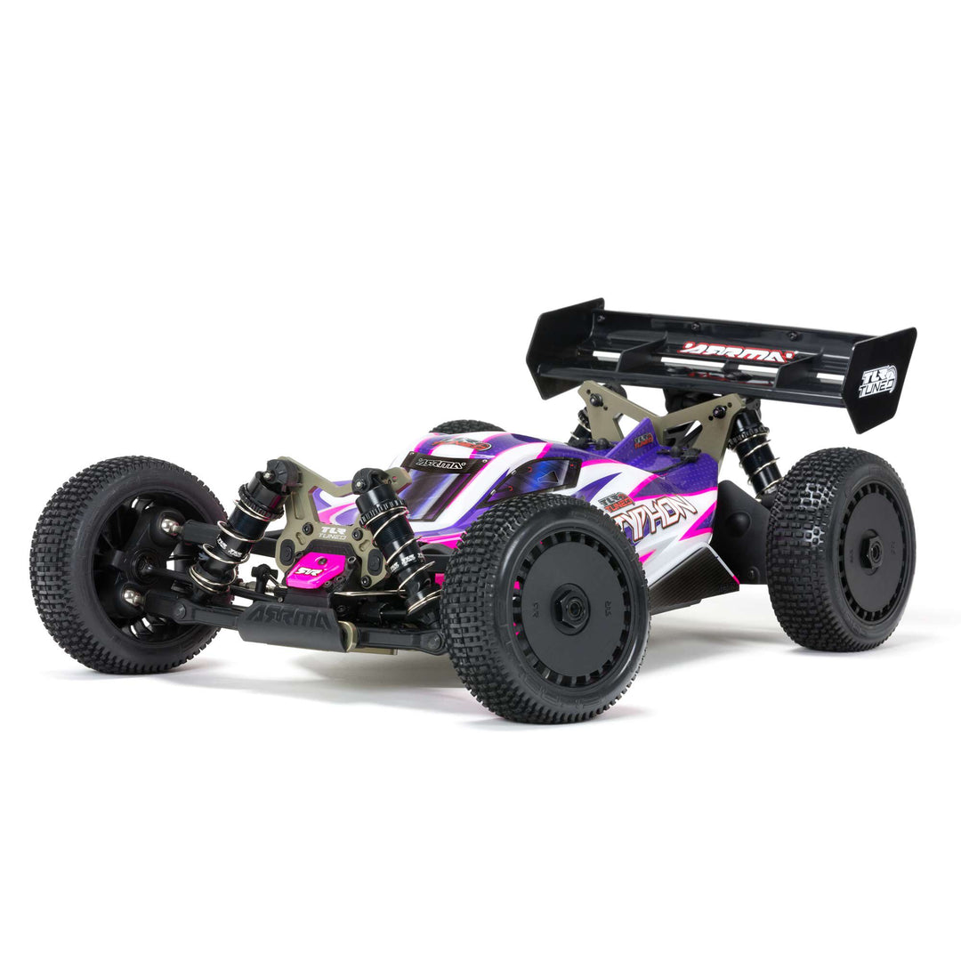 1/8 TLR Tuned TYPHON 4X4 Roller Buggy, Pink/Purple Arrma ARA8306
