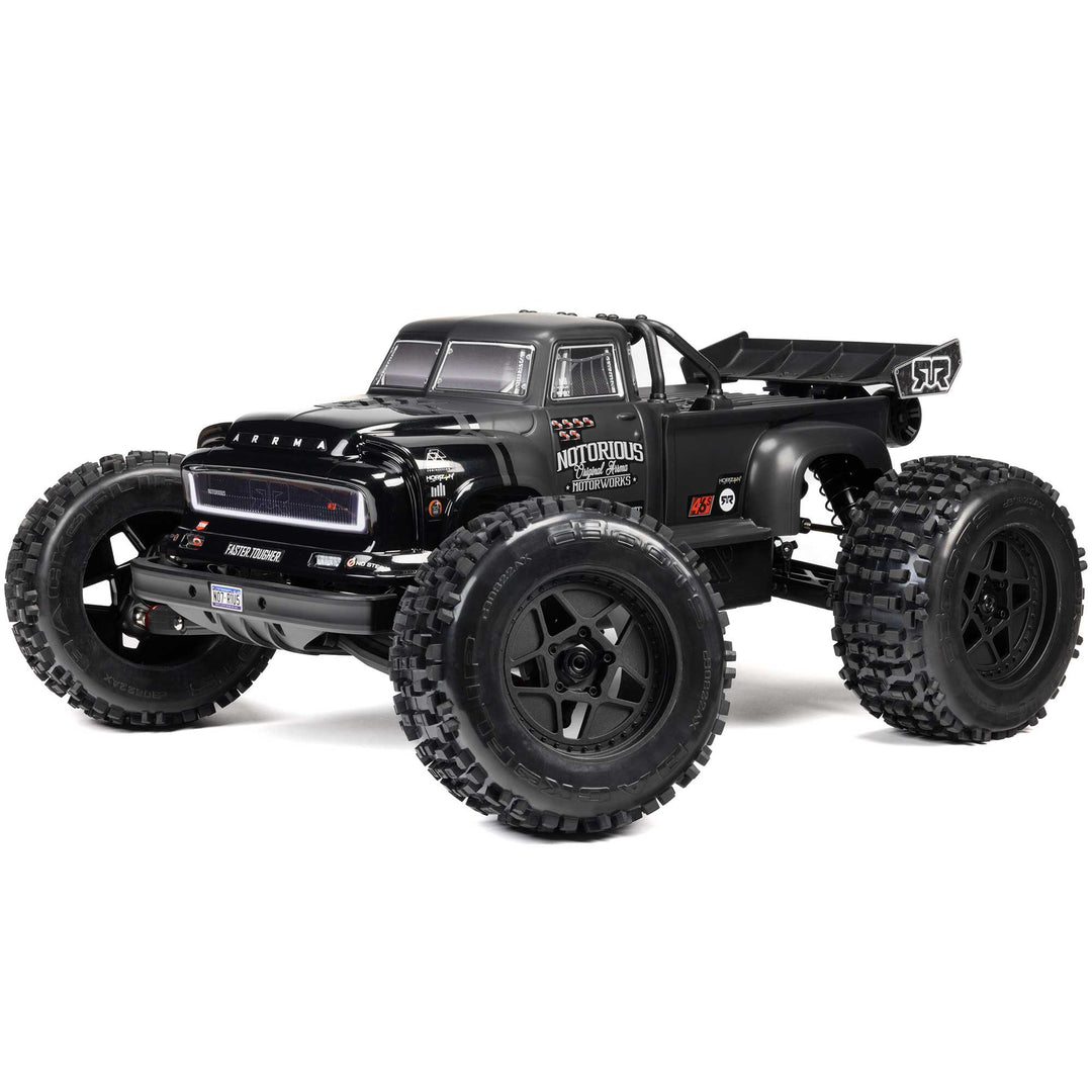 1/8 NOTORIOUS 6S V6 4X4 BLX Brushless Stunt Truck RTR, Arrma, ARA8611V6
