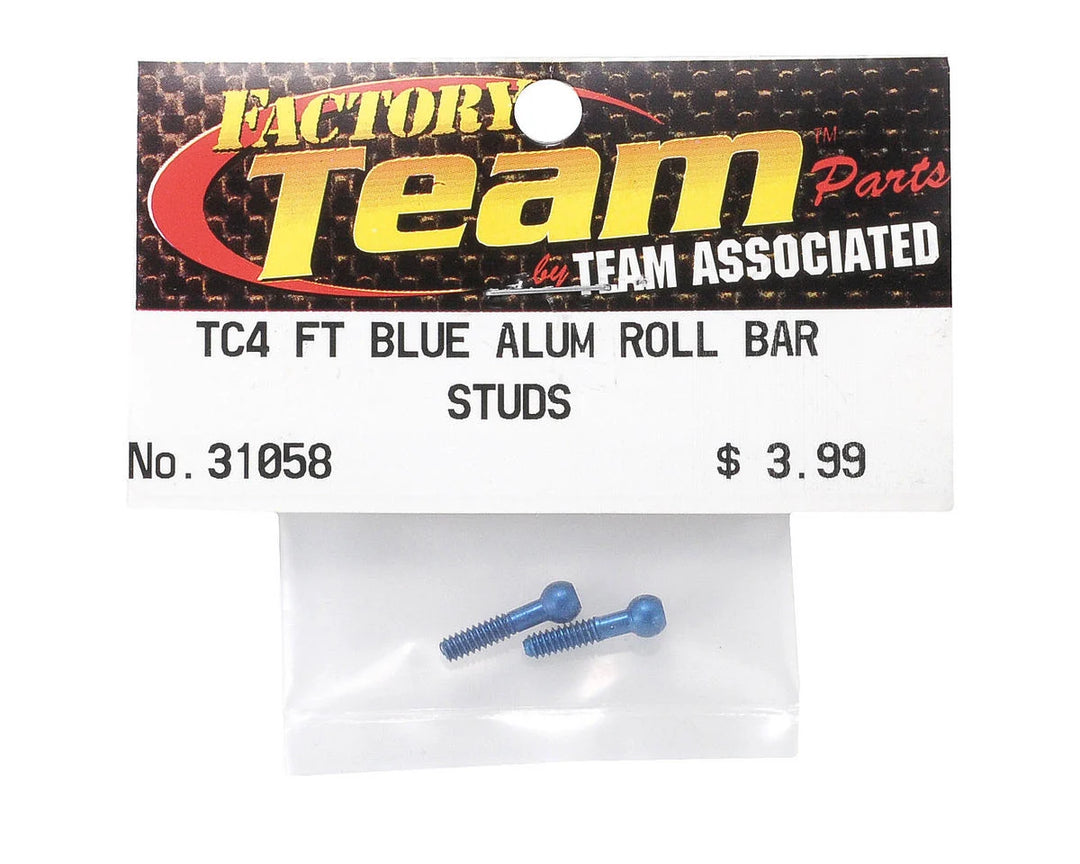 ASC 31058 31058 Roll Bar Ballstuds Blue T
