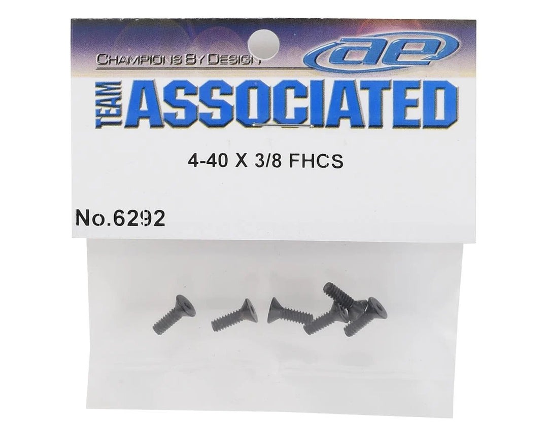 ASC 6292 6292 Flat Screws 4-40x3/8" (6)
