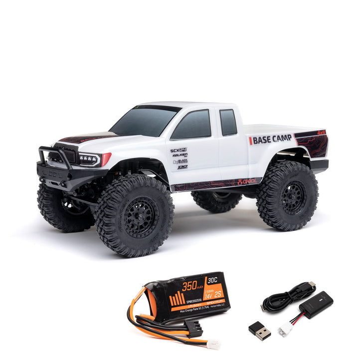 1/24 SCX24 Base Camp 4WD Rock Crawler Brushed RTR, Axial, AXI-1219